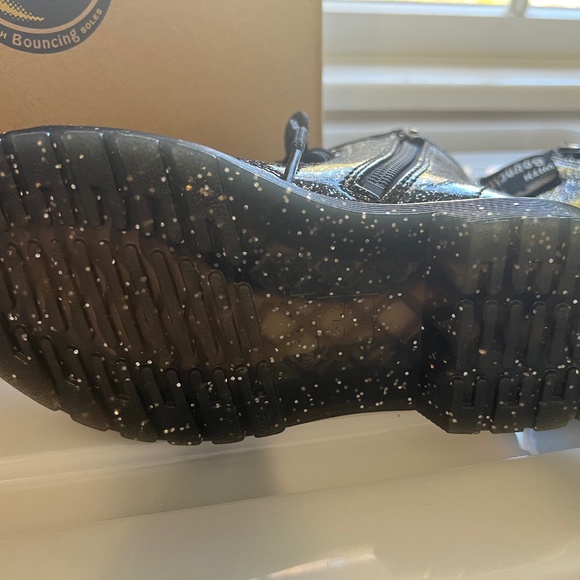 Dr Martens Kids Sparkle Lace Up Fashion Boot (Little Kid) size 12 - New w/o Tag - Picture 7 of 8